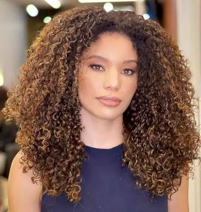 Best Natural Long Curls for Black Women with curly hair texture