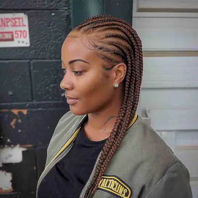Side Cornrow Braids