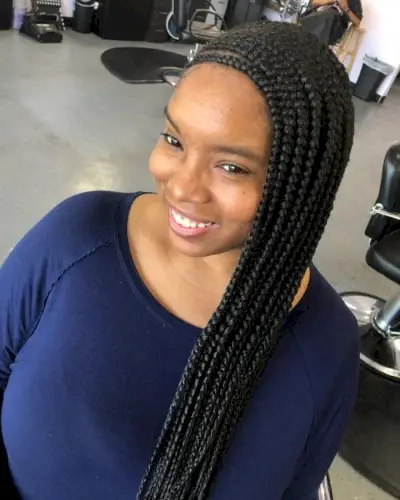 Side Cornrow Braids