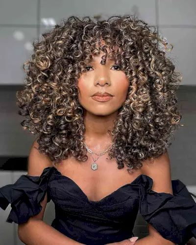 Va-va volume for shoulder length black hair