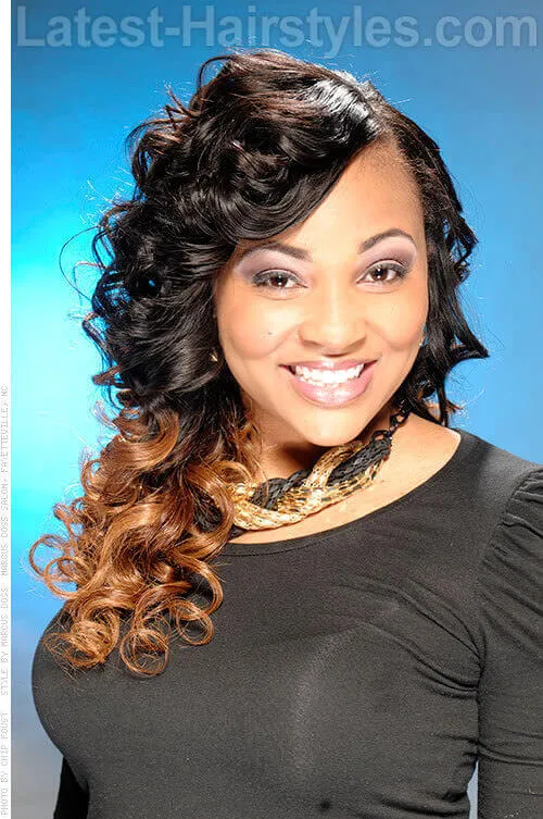 Ombre Queen Curls' title=