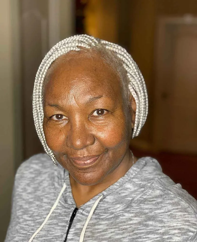 짧고 얇은 머리카락을위한 크로 셰 뜨개질 머리띠' title=