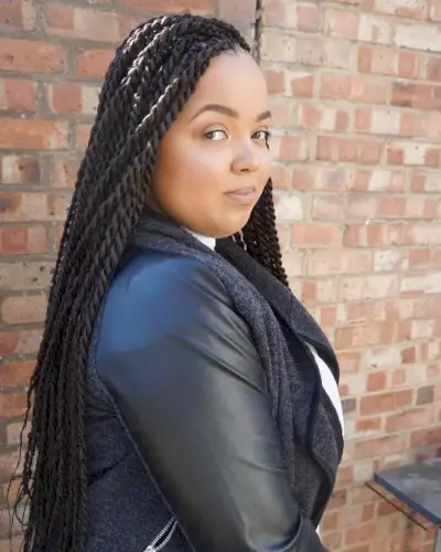 Long and large Senegalese twists