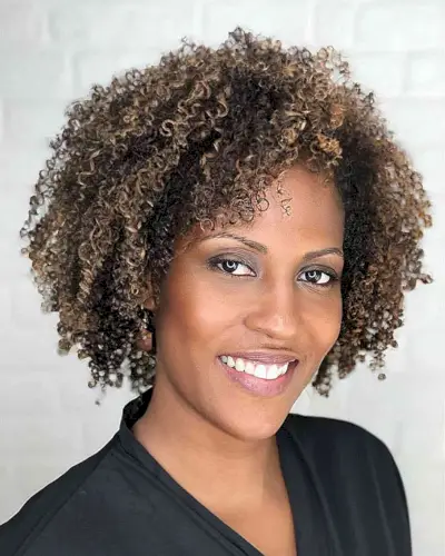 Dimensional Ringlets for Short Haired Black Women