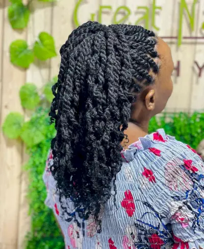 Protective Marley Twists Hairstyle
