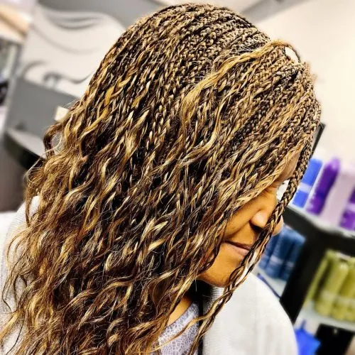 32 On-Point Micro Braids, sorte kvinder kommer i 2026' title=