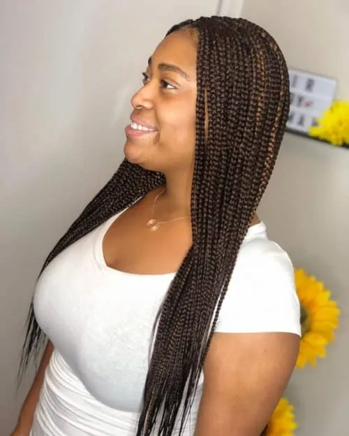 32 On-Point Micro Braids, sorte kvinder kommer i 2026' title=