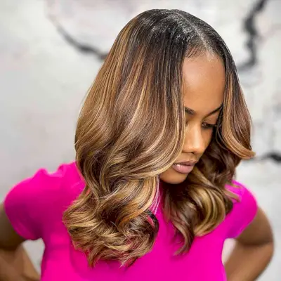 Color Frenzy Weave Hairstyle