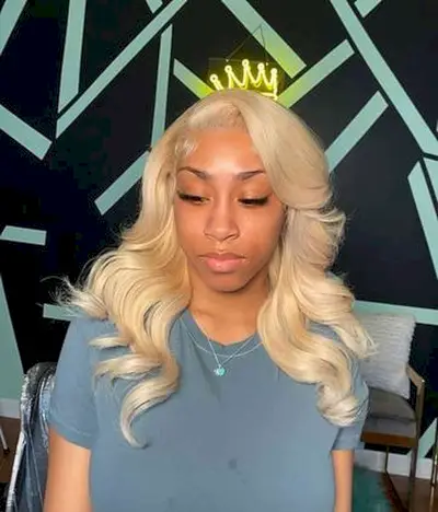 Blonde Beauty Weave Hairstyle for Black Ladies