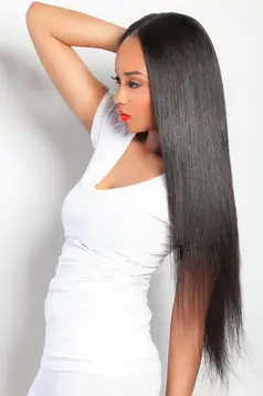 Fun Black Layered Weave