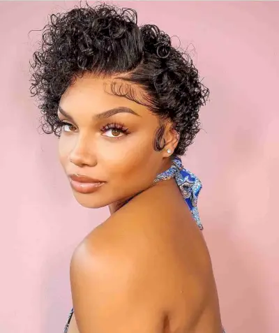 Curly Pixie Hair Weave