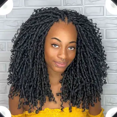 Gorgeous Thick and Full Knotless Box Braids
