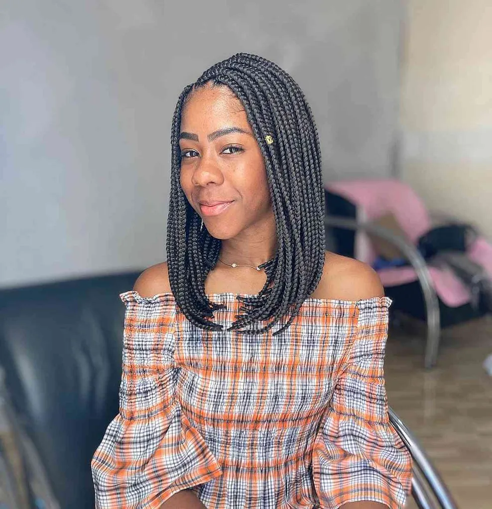 Mittellanger Sweet Box Braided Long Bob' title=