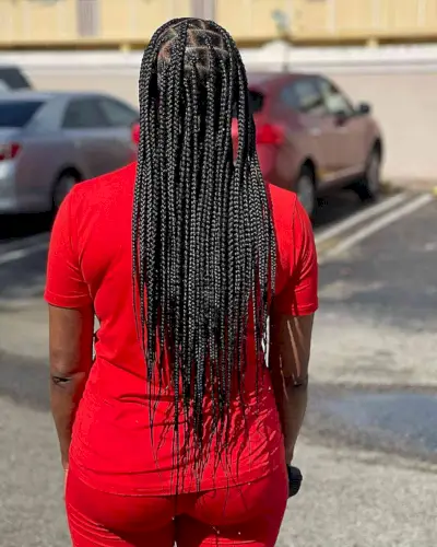 Long-Length Knotless Medium Protective Braids