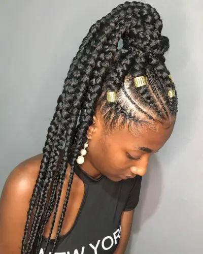 Jumbo ghana braids