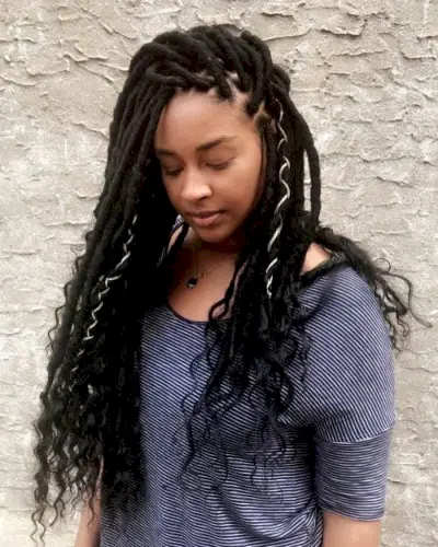 Enchanting Goddess faux locs
