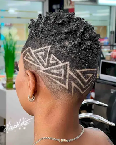 easy twa hairstyle for black women