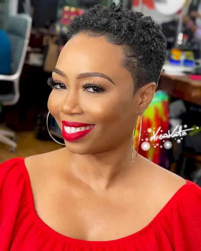 short pixie cut for natural hair