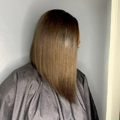 long and sleek weave bob hairstyle