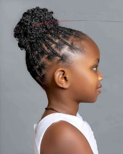 Protective Brick Braids for Black Kids