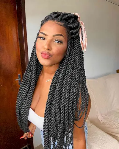 Rope twist braids