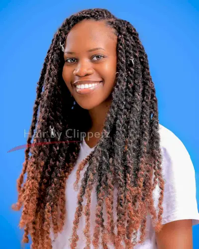 Ideal passion twist braids hairstyle