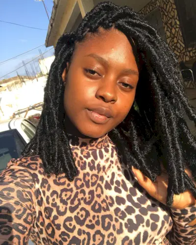 short jumbo faux locs