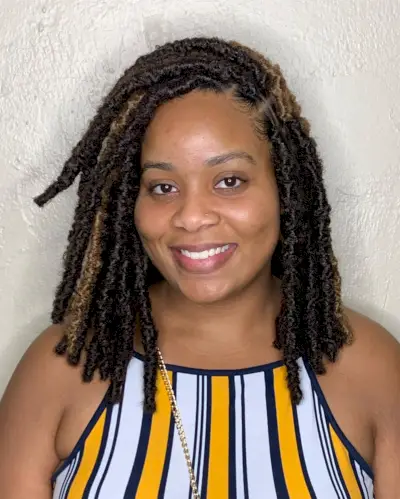 short bohemian faux locs