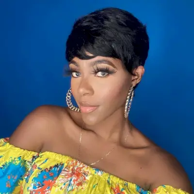 Short Pixie Hairstyle for Black Women