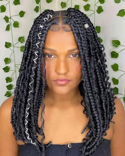 Stunning Thick Medium Box Braids