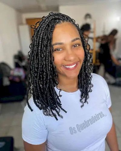Long Bob Braids for Black Women
