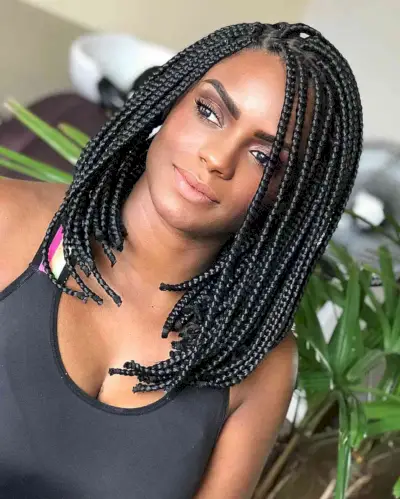 Gorgeous Mid-Length Box Braids