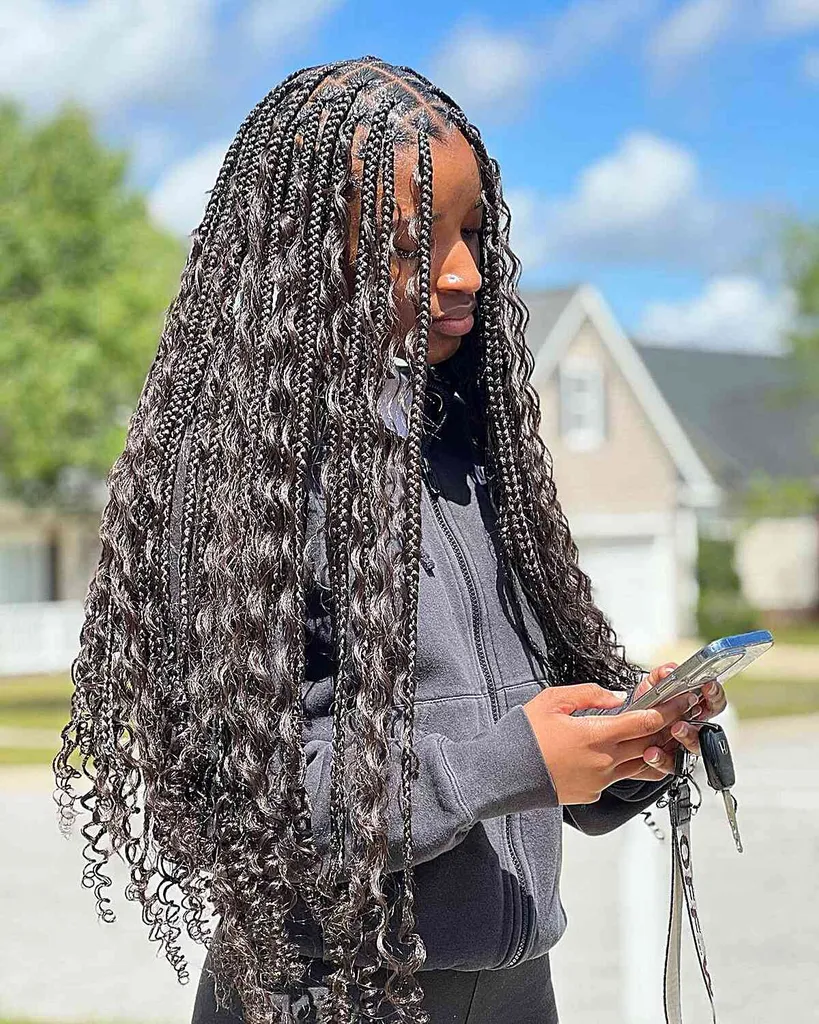 תסרוקת Boho קלועה עמוקה מאוד ללא קשרים' title=