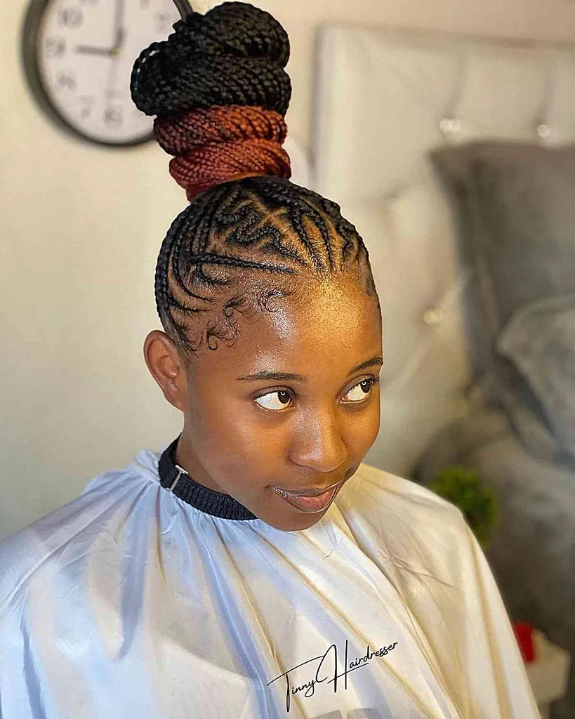 三つ編みお団子が復活中: それを証明する 35 の例をご紹介します' title=