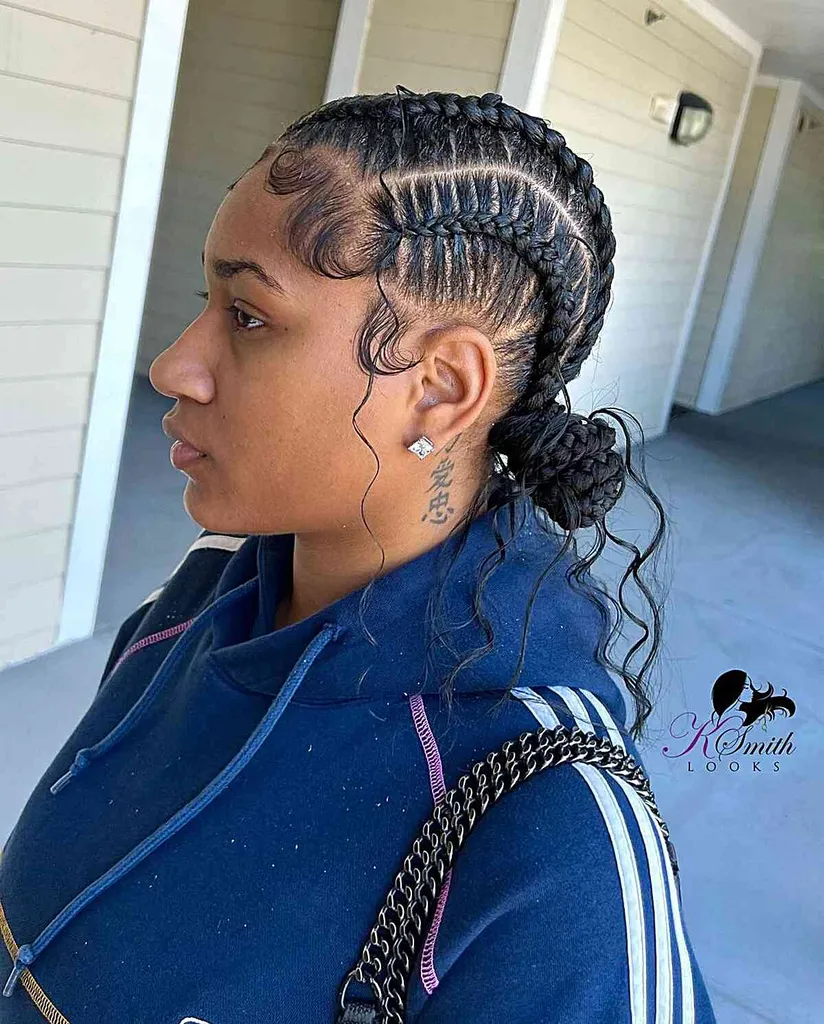 三つ編みお団子が復活中: それを証明する 35 の例をご紹介します' title=