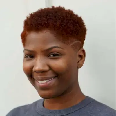 Cute Tapered TWA For a Round Face