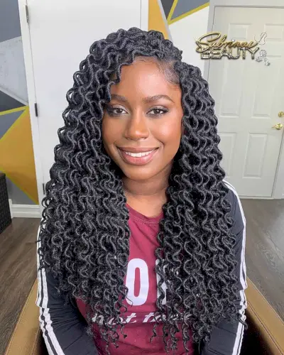 Amazing twist-out crochet braids