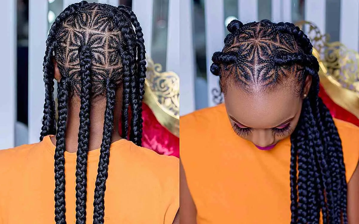 41 hotteste cornrows og hodebunnsfletter for å vise braideren din' title=