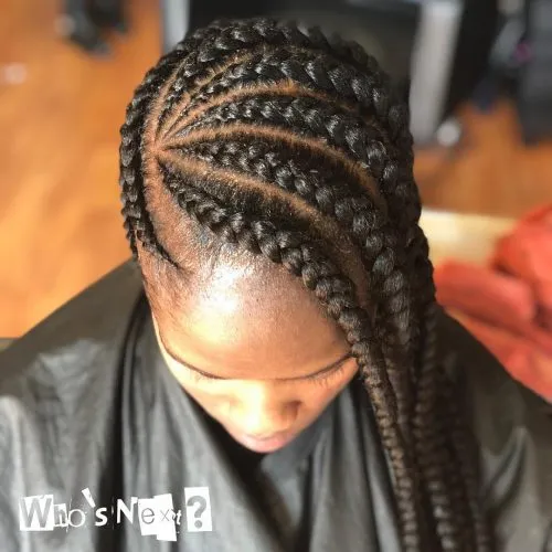 41 hotteste cornrows og hodebunnsfletter for å vise braideren din' title=