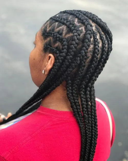 41 hotteste cornrows og hodebunnsfletter for å vise braideren din' title=