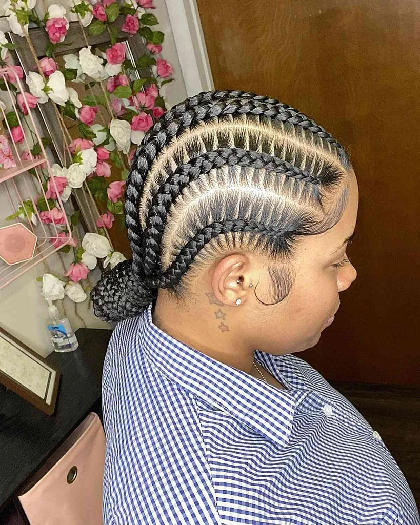 41 hotteste cornrows og hodebunnsfletter for å vise braideren din' title=