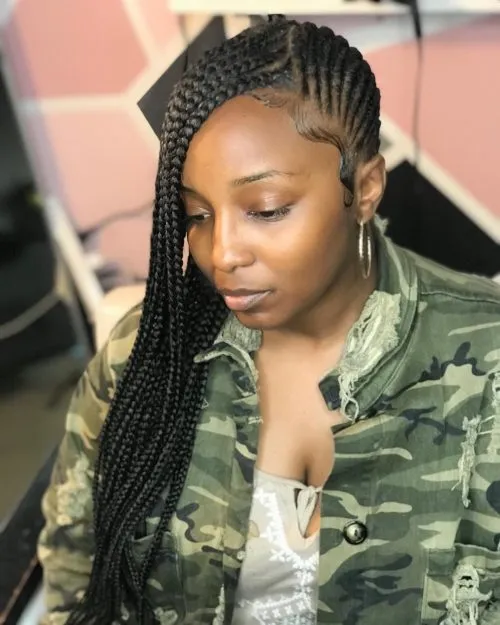 41 hotteste cornrows og hodebunnsfletter for å vise braideren din' title=