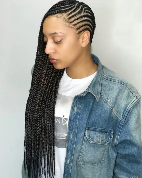 41 hotteste cornrows og hodebunnsfletter for å vise braideren din' title=