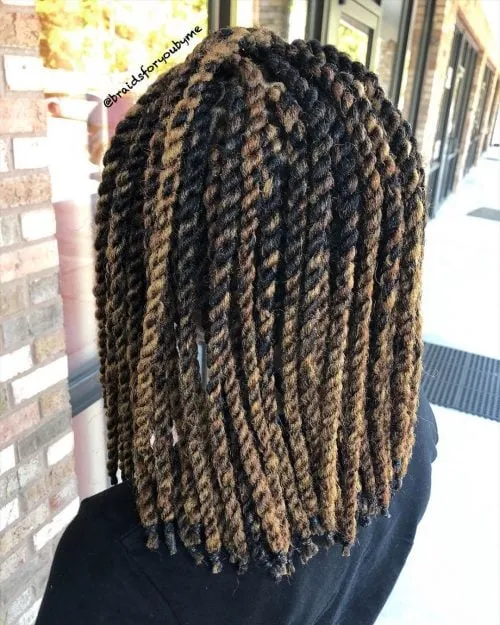 Stralende Marley Twist-vlechten' title=