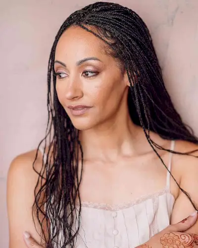 Long Extra Small Black Micro Braids