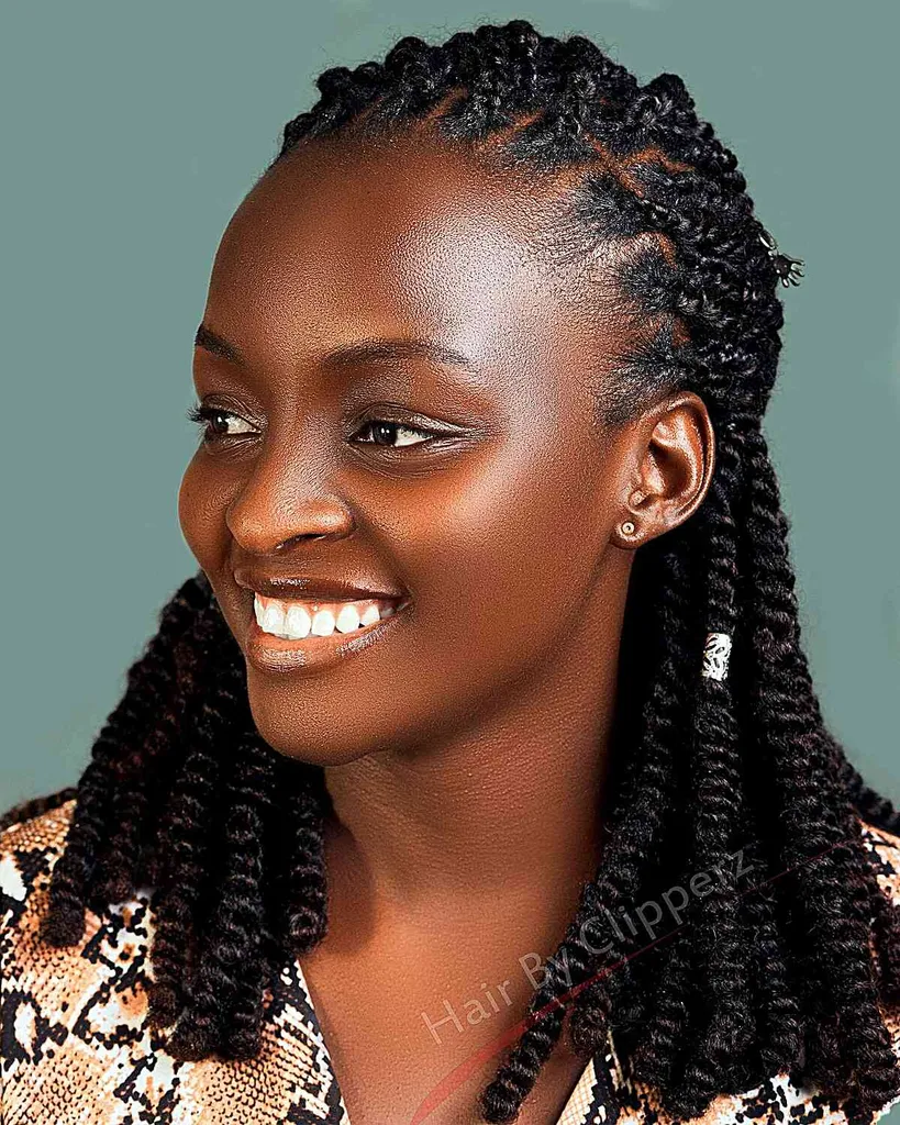 黒人女性のためのナチュラルソフトミニパッションツイスト' title=