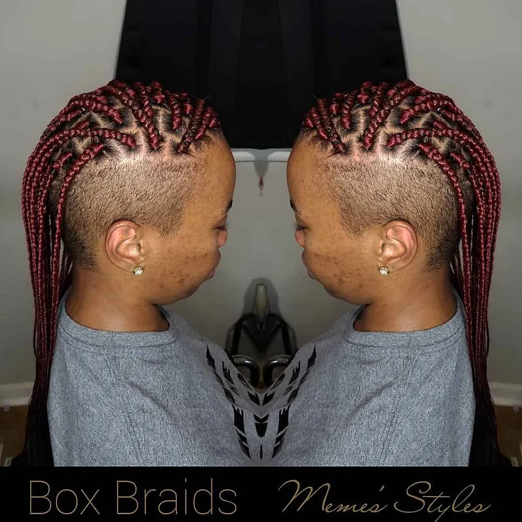 Podřízněte červenou a vínských copáncích' title=