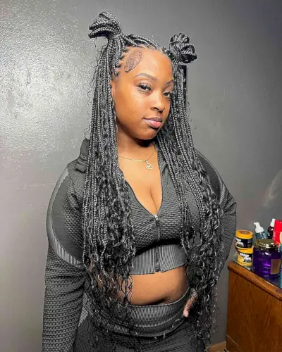 Få 25 fletninger uden de koldeste knob af sorte kvinder i 2024