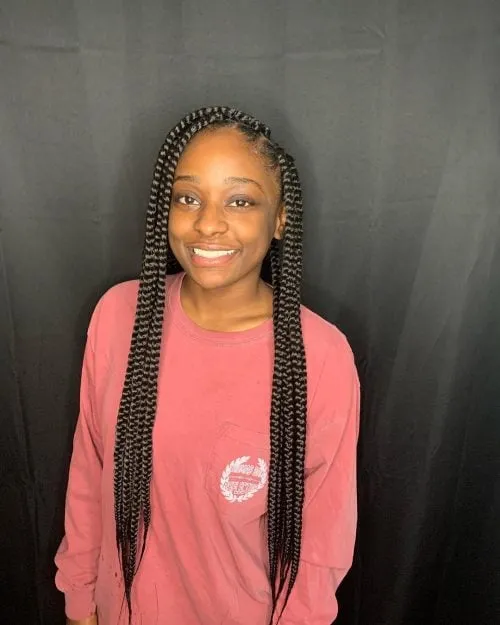 Tranças protetoras de caixa grande' title=