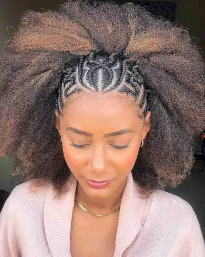 Stylish Freestyle Braids For Black Ladies